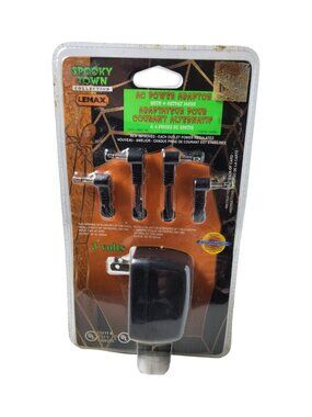 Lemax spooky town AC power adapter Halloween 4.5v Village cord